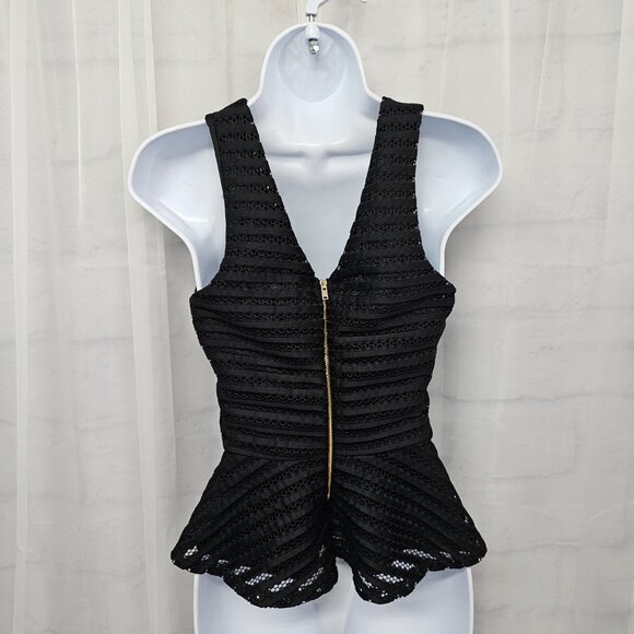 Vintage Guess Y2K Tank Crochet Stripes Goth Whimsigoth Fairy Grunge XS - Picture 6 of 11